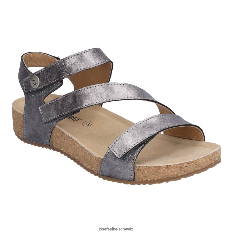 Josef Seibel Tonga 25 B6FD78 Sandalen Anthrazit Frauen