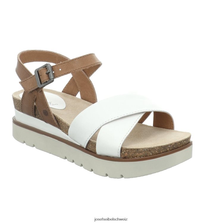 Josef Seibel klar 10 B6FD125 Sandalen Weiss Frauen