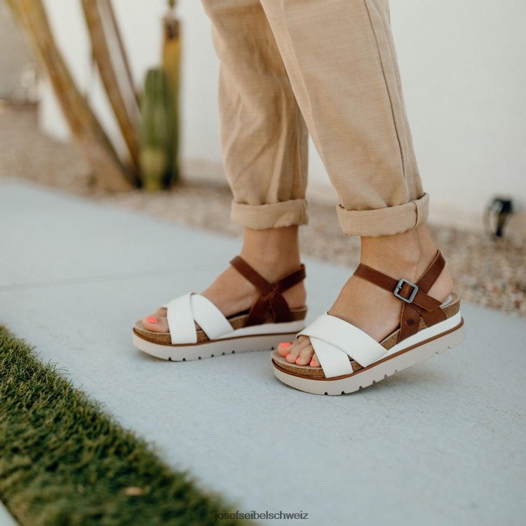 Josef Seibel klar 10 B6FD125 Sandalen Weiss Frauen