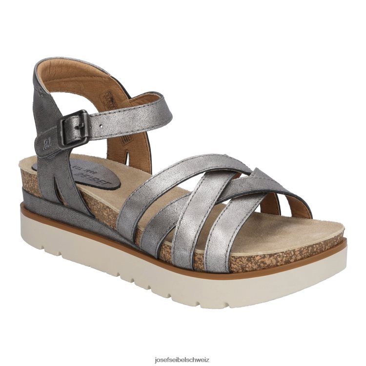 Josef Seibel klar 14 B6FD95 Sandalen Platin Frauen