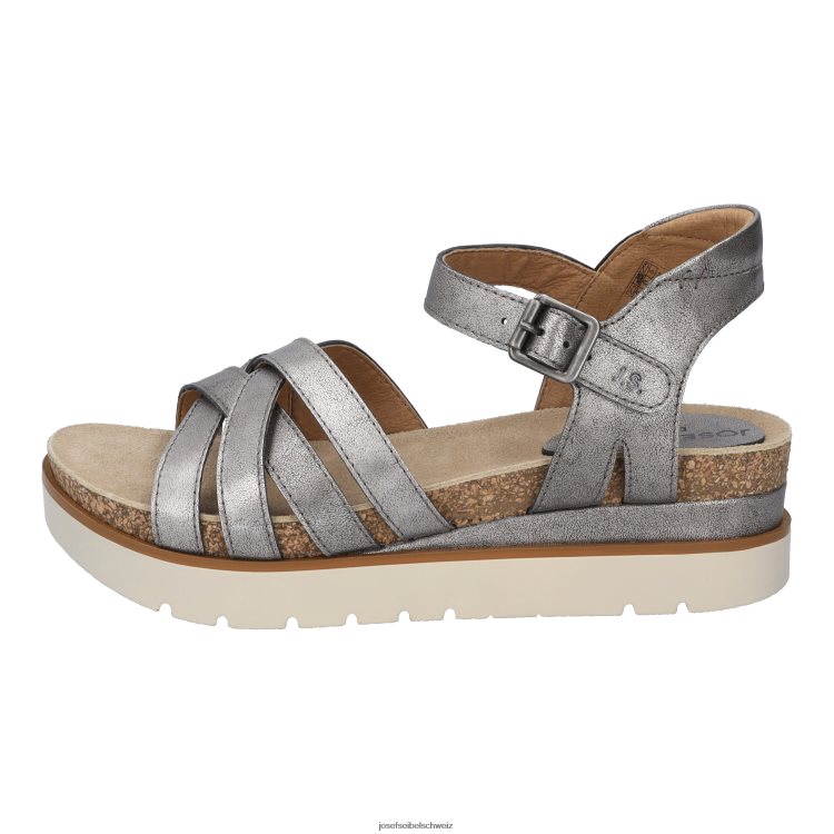 Josef Seibel klar 14 B6FD95 Sandalen Platin Frauen