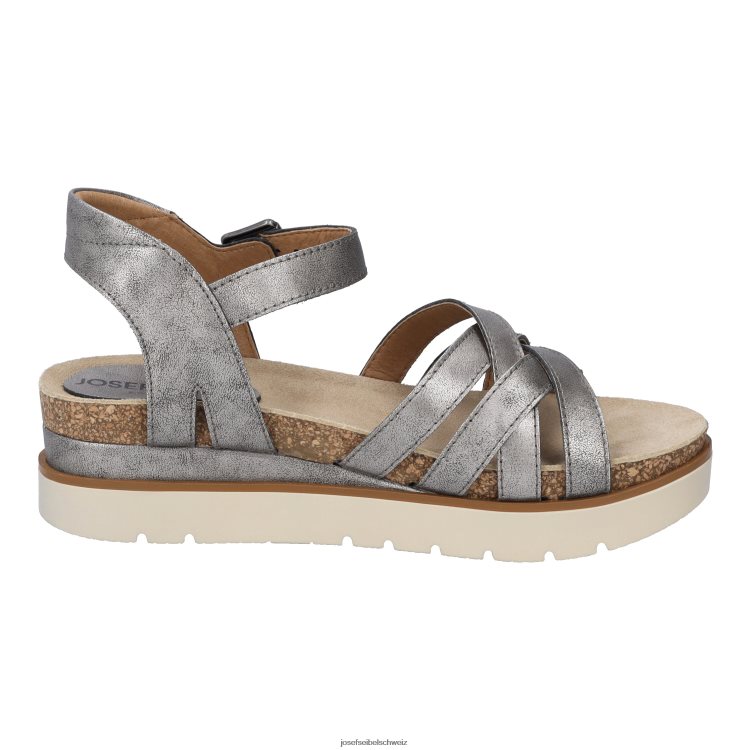 Josef Seibel klar 14 B6FD95 Sandalen Platin Frauen