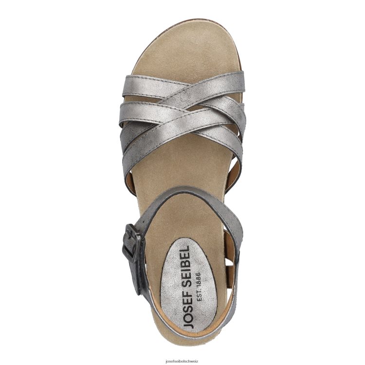 Josef Seibel klar 14 B6FD95 Sandalen Platin Frauen