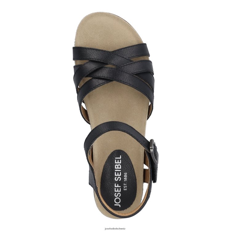 Josef Seibel klar 14 B6FD97 Sandalen Schwarz Frauen