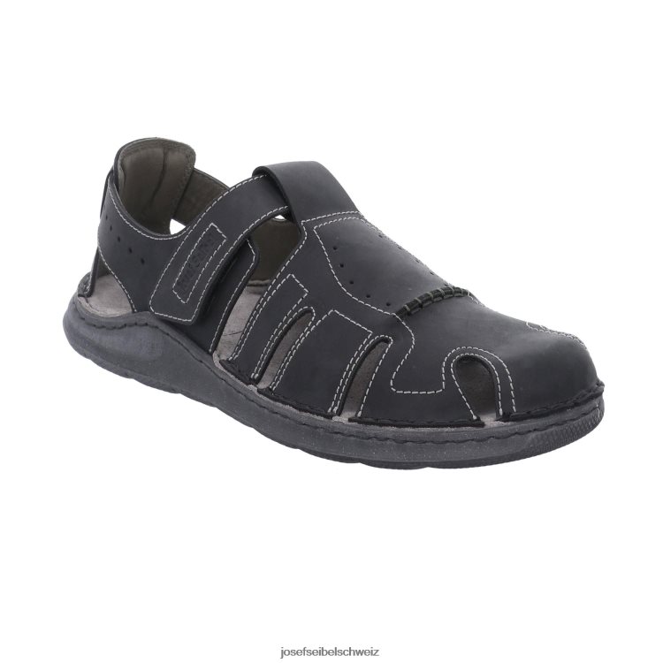 Josef Seibel Außenseiter 01 B6FD341 Sandalen Schwarz Männer