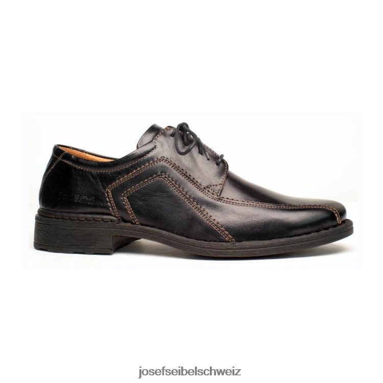 Josef Seibel Schleifer B6FD344 Schnürschuhe Schwarz Männer