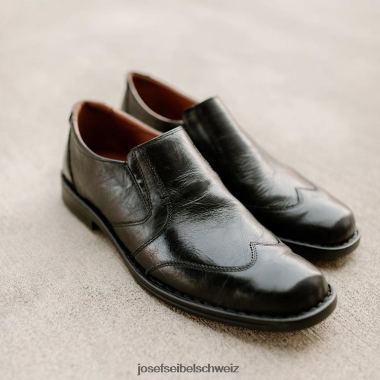 Josef Seibel Douglas B6FD313 Slip-On-Schuhe Schwarz Männer